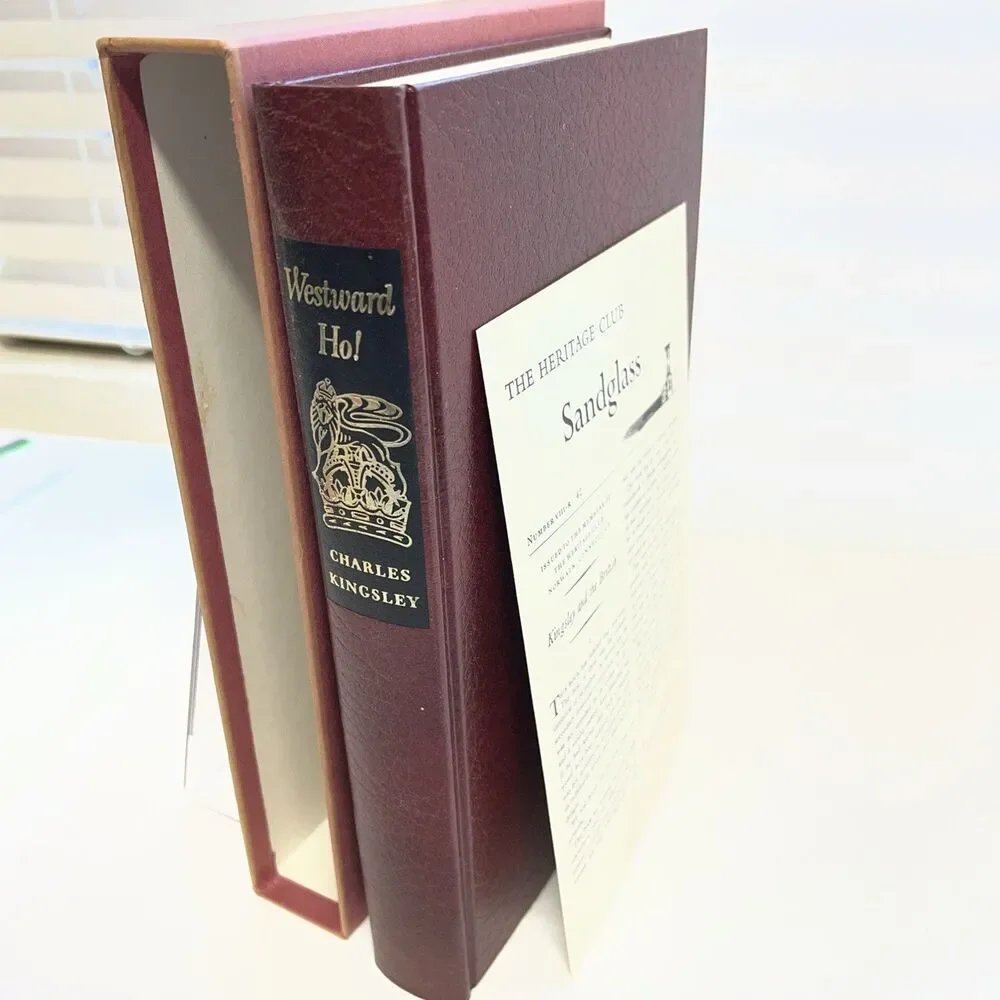 Charles Kingsley Westward Ho! Heritage Press 1975 HC Sandglass & Slipcase